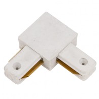 Traccia MoNofase Con Connettore a 90 °Bianca