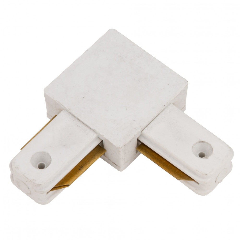 Traccia MoNofase Con Connettore a 90 °Bianca