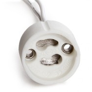Portalampada Ceramica GU10 Cavo 160Mm