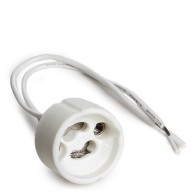 Portalampada Ceramica GU10 Cavo 160Mm