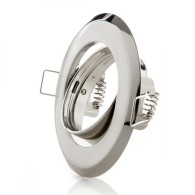 Faretto Riflettore Downlight Circolare Inclinabile Acciaio 92M