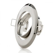Faretto Riflettore Downlight Circolare Inclinabile Acciaio 92M