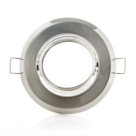 Faretto Riflettore Downlight Circolare Inclinabile Acciaio 92M