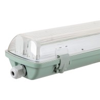 Plafoniera a Tenuta Stagna IP65 2 X Tubo LED 120Cm T8 ABS/PC