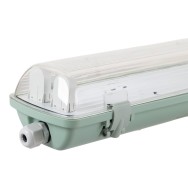 Plafoniera a Tenuta Stagna IP65 2 X Tubo LED 120Cm T8 ABS/PC