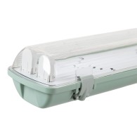 Plafoniera a Tenuta Stagna IP65 2 X Tubo LED 120Cm T8 ABS/PC