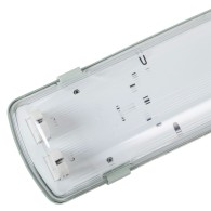 Plafoniera a Tenuta Stagna IP65 2 X Tubo LED 120Cm T8 ABS/PC