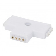 Connettore Rapido T Femmina Striscia LED 12/24VDC RGB