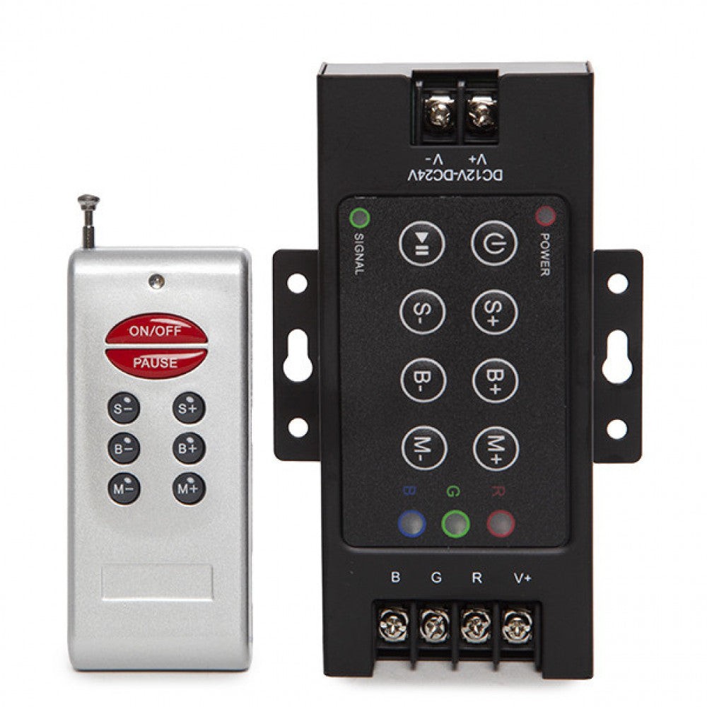 Controller RGB Rf 24VDC ► 576W Telecomando Controller RGB Rf 24VDC ► 576W Telecomando