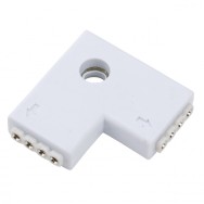 Connettore Rapido L Femmina Striscia LED RGB 12/24VDC
