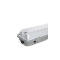 IP65 2 x tubo LED 1500 mm ABS / PC clip in acciaio inossidabile