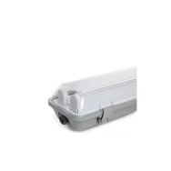 IP65 2 x tubo LED 1500 mm ABS / PC clip in acciaio inossidabile