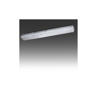 IP65 2 x tubo LED 1500 mm ABS / PC clip in acciaio inossidabile