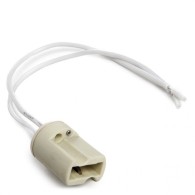 Portalampada Ceramica G9 Cavo 160Mm 180ºc