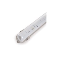 Barra impermeabile IP65 1 x tubo LED 1500 mm ABS / PC clip in