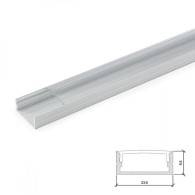 Profilo Alluminio Per Striscia LED Doppio - Diffusore