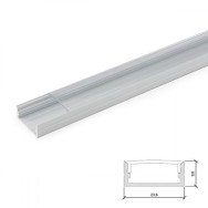 Profilo Alluminio Per Striscia LED Doppio - Diffusore