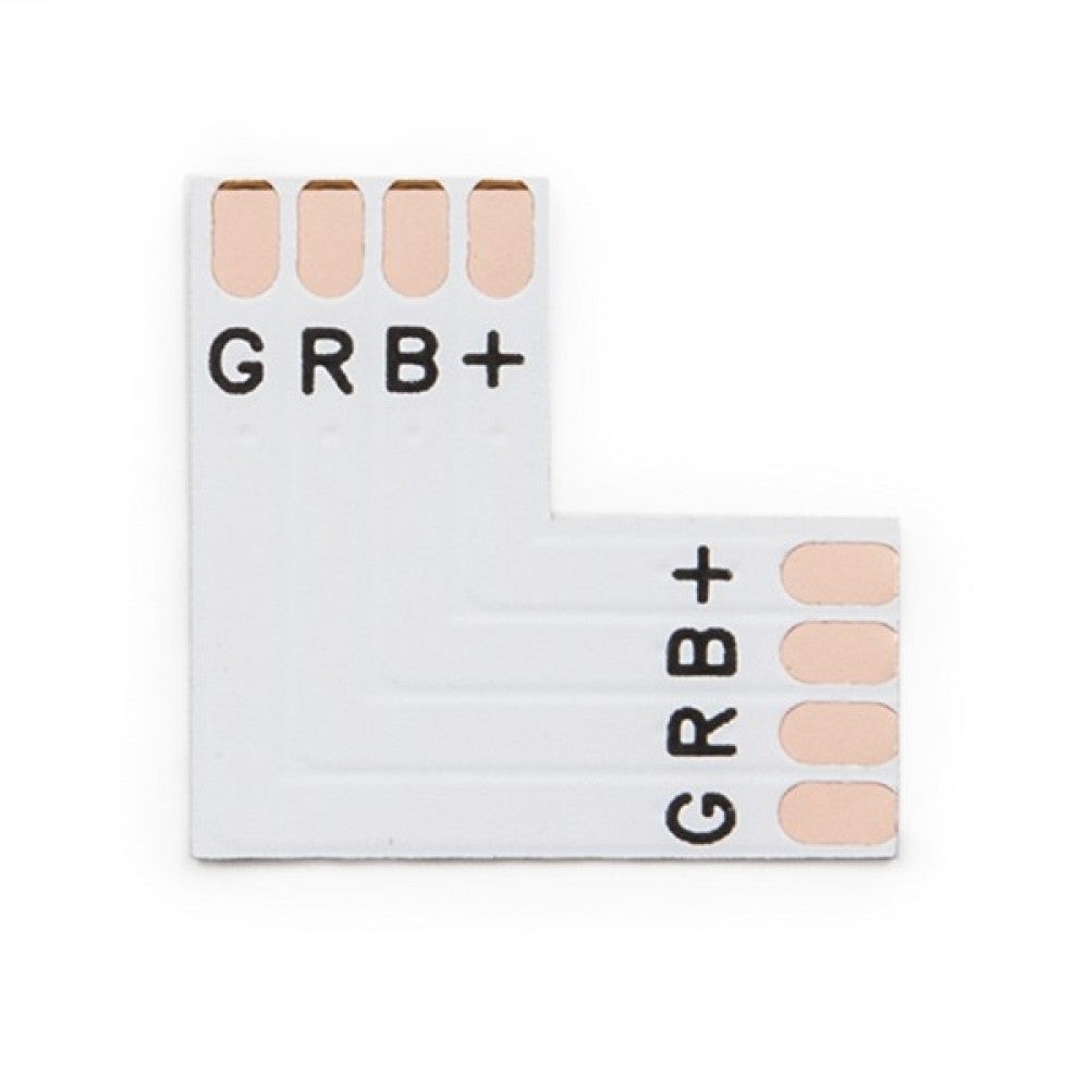 Connettore Saldare L Striscia LED RGB 10Mm Connettore Saldare L Striscia LED RGB 10Mm