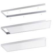 Tessileio di Montaggio Superficie Montata Pannello LED 120x60Cm