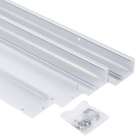 Tessileio di Montaggio Superficie Montata Pannello LED 120x60Cm