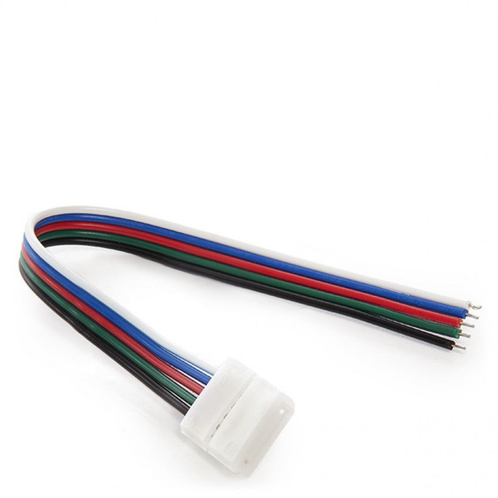 Connettore Striscia LED RGBW Singolo Con Cavo Connettore Striscia LED RGBW Singolo Con Cavo