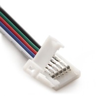 Connettore Striscia LED RGBW Singolo Con Cavo