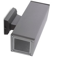 Luce a Muro IP65 (Senza Lampada) E27 Ø90Mm Nero Grace