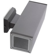Luce a Muro IP65 (Senza Lampada) E27 Ø90Mm Nero Grace