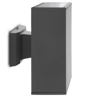Luce a Muro IP65 (Senza Lampada) E27 Ø90Mm Nero Grace