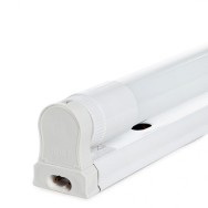 Plafoniera LED 20W 1.800Lm 6000ºK T8 Tubo LED Cristallo 120Cm