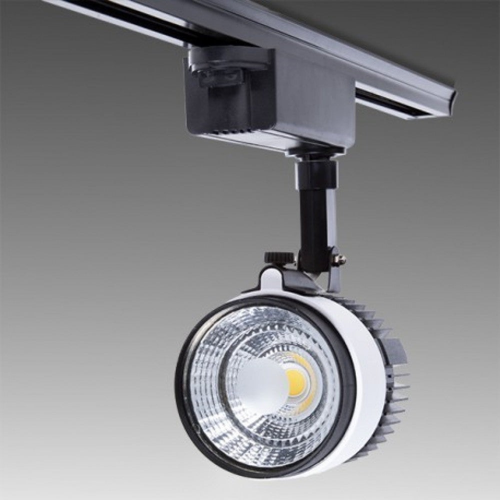 Faretto da binario LED 20W 1685Lm CRI85 2700ºK Leilani monofase