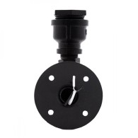 Luce A Muro estilo Industriale E27 Nero (Senza Lampada) Nora