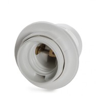 Portalampada E27 Bianca