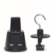 End Cap Nero IP44 Gancio Metallolo Cavo APPartamento