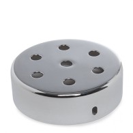 Rosone In Metallolo X Argento Ø 100Mm - 7 Bucos