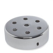 Rosone In Metallolo X Argento Ø 100Mm - 7 Bucos