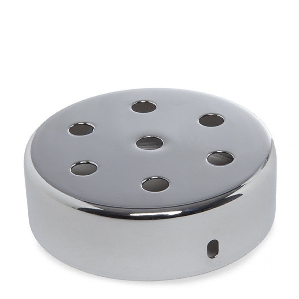 Rosone In Metallolo X Argento Ø 100Mm - 7 Bucos