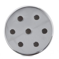 Rosone In Metallolo X Argento Ø 100Mm - 7 Bucos