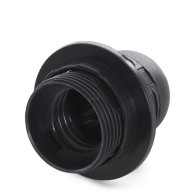 Portalampada E27 Nero