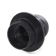 Portalampada E27 Nero
