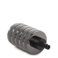 Portalampada E40 Art Deco - Nero