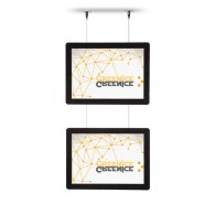 Kit di Sospensione Cartella Poster Display LED A4 2 facce 12VDC.