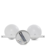 Luce A Muro 2xGU10 (Senza Lampada) Selena