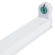 Plafoniera Alluminio Eco 1 X Tubo LED T8 120Cm One End
