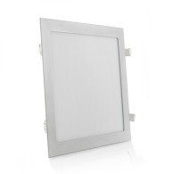 Pannello LED 25W 2500Lm 4200ºK Quadrato Argento 40.