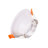 Faretto Riflettore Downlight Circolare GU10 Ø99Mm - Bianca