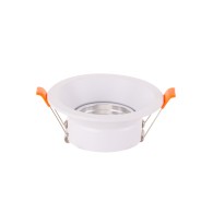 Faretto Riflettore Downlight Circolare GU10 Ø99Mm - Bianca