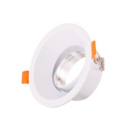 Faretto Riflettore Downlight Circolare GU10 Ø99Mm - Bianca