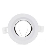 Faretto Riflettore Downlight Circolare GU10 Ø92Mm - Bianca