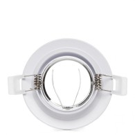 Faretto Riflettore Downlight Circolare GU10 Ø92Mm - Bianca